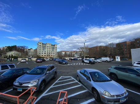 Plenty of parking